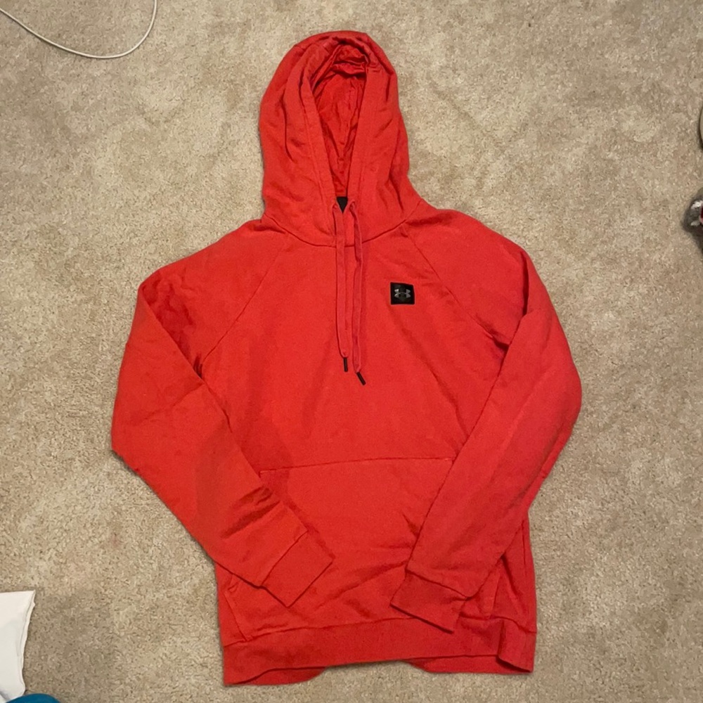 coral under armor hoodie